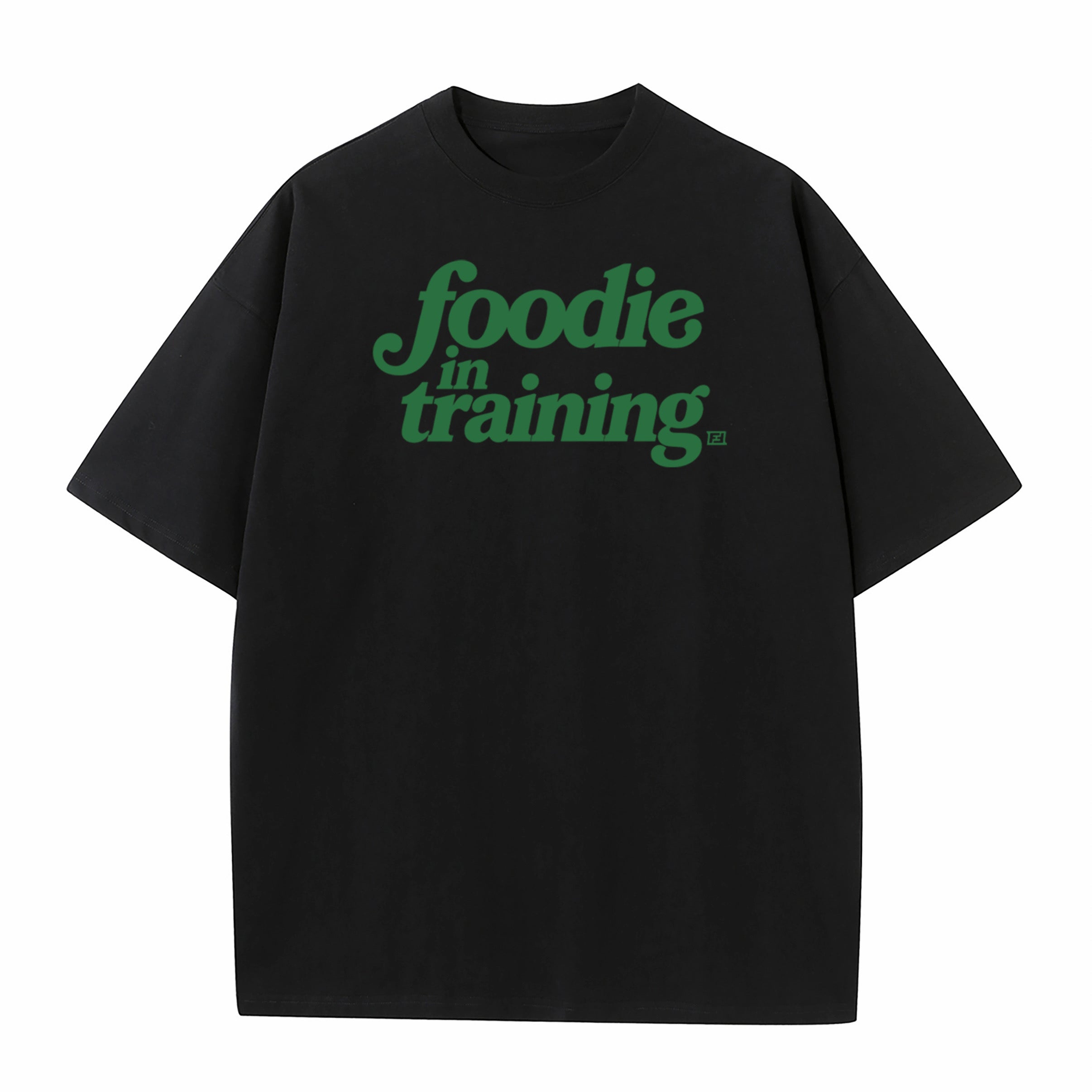 “foodie in training” Black T-Shirt